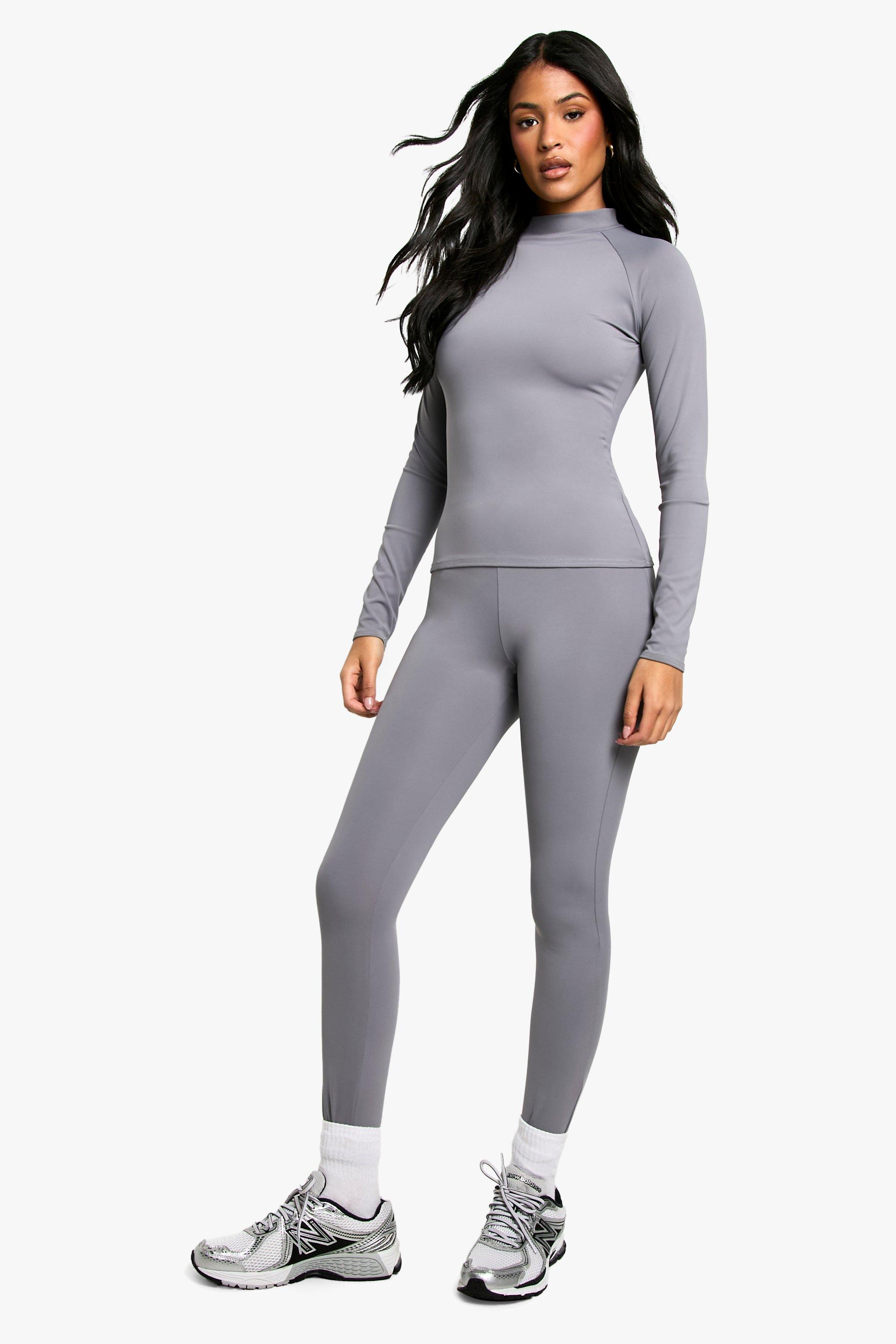 Womens Tall Premium Sculpt Leggings - Grey - 8, Grey