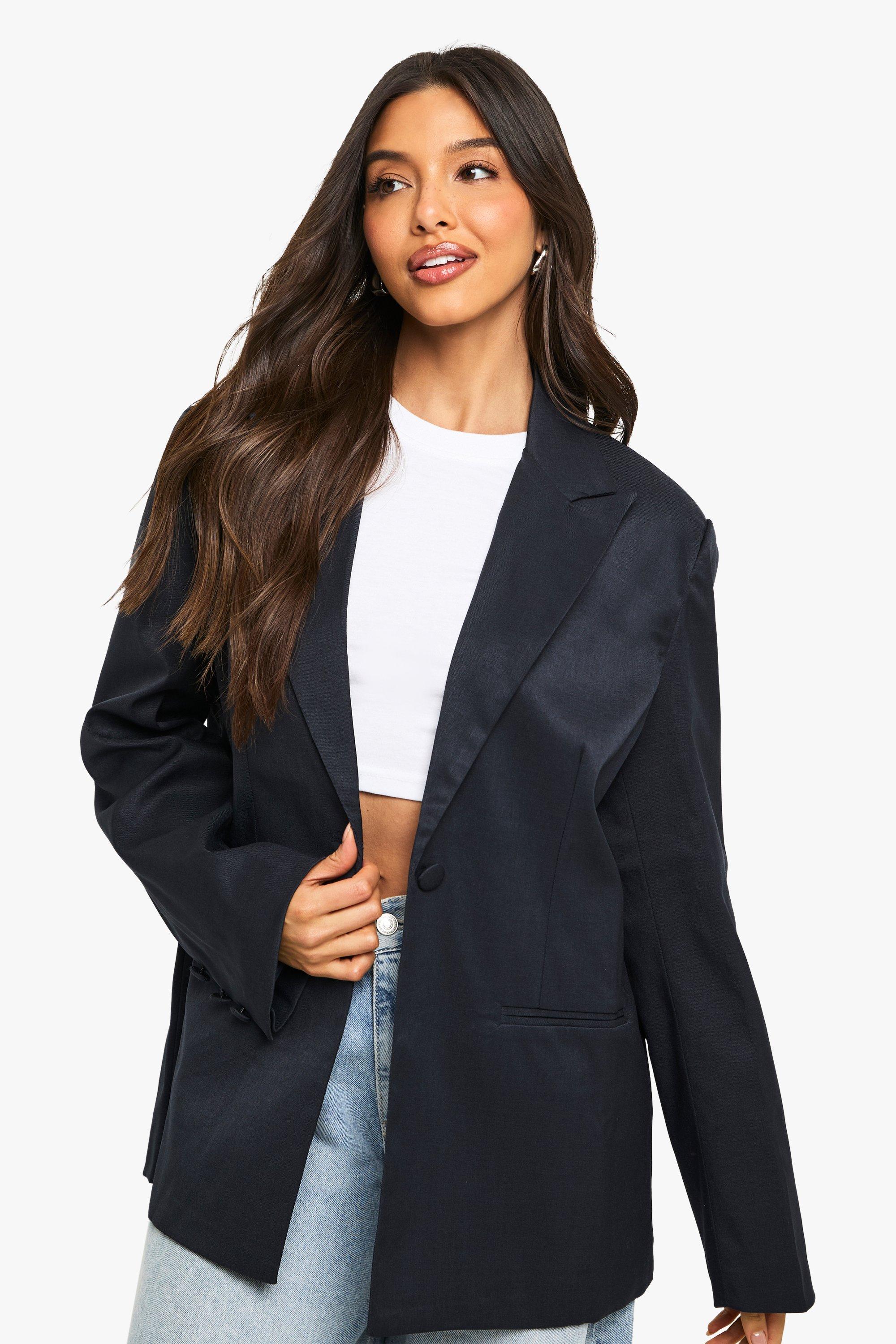Image of Blazer sartoriale a monopetto, Navy