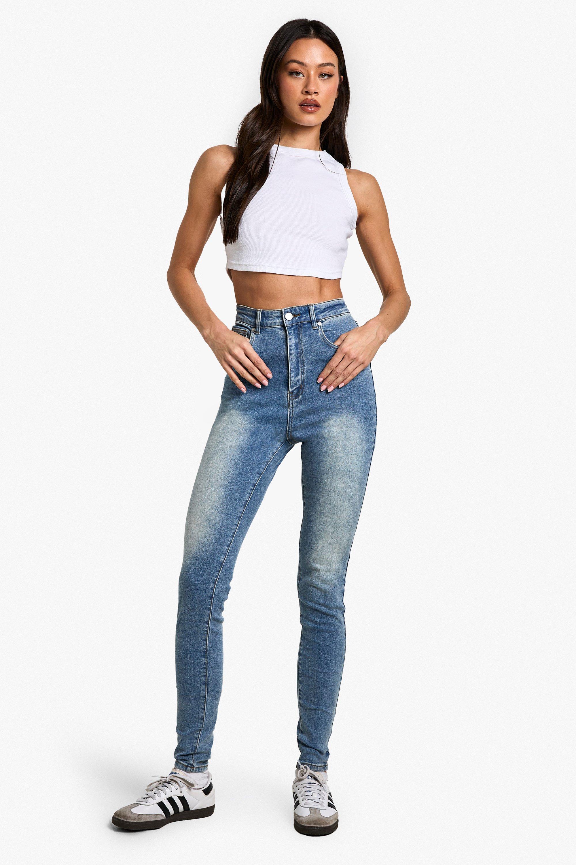 Boohoo The Tall Skinny Jeans, Vintage Wash