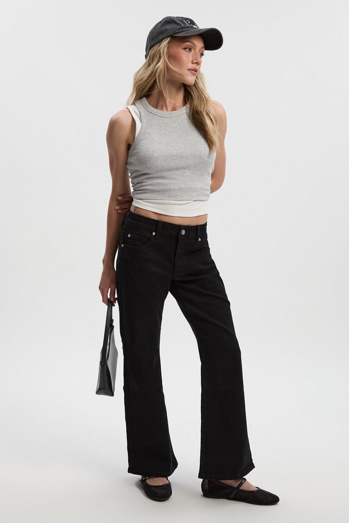 Image of Jeans Petite Bootcut, Nero
