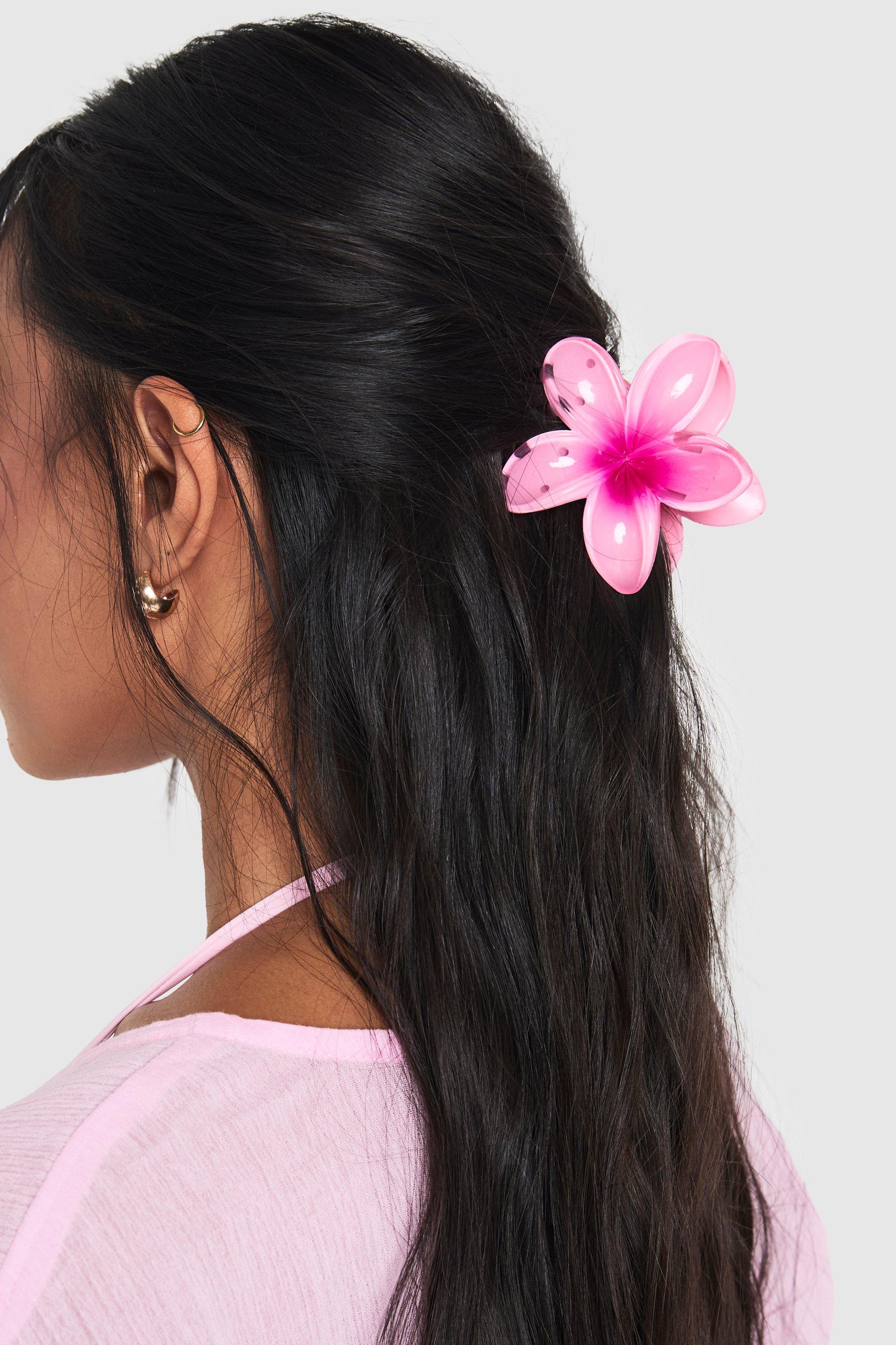 Click to view product details and reviews for Womens Large Flower Claw Clip Pink One Size Pink.