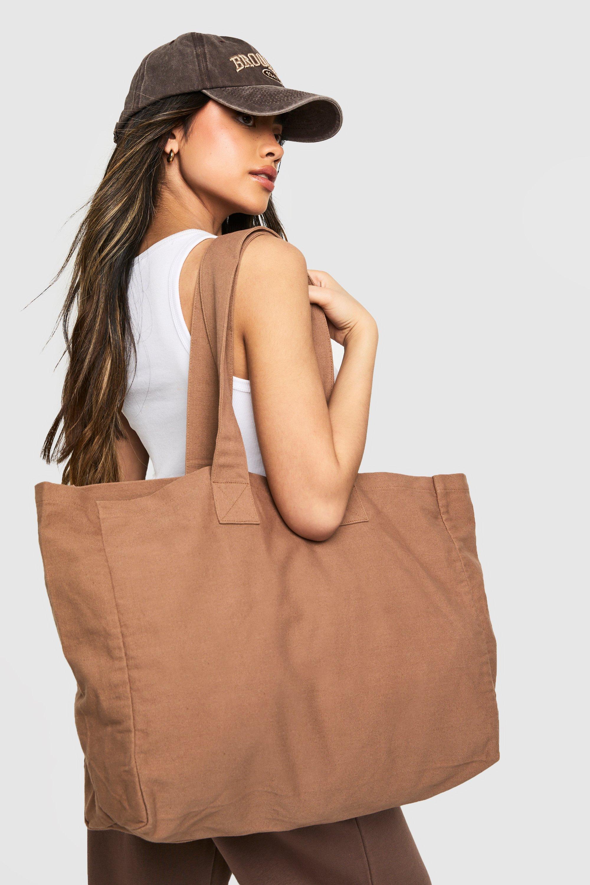Click to view product details and reviews for Womens Basic Canvas Tote Bag Brown One Size Brown.