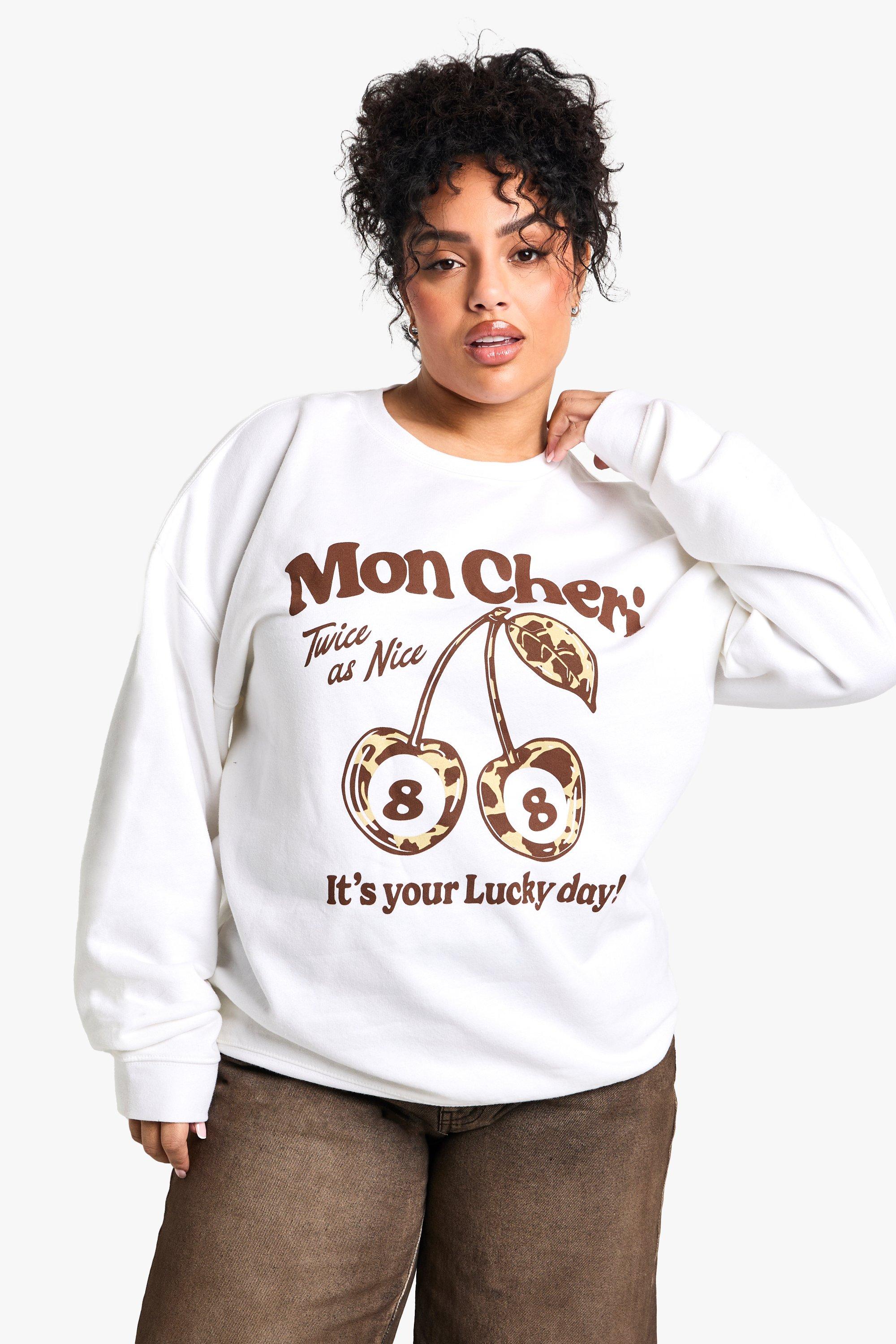 Image of FELPA PLUS MON CHERI, Bianco