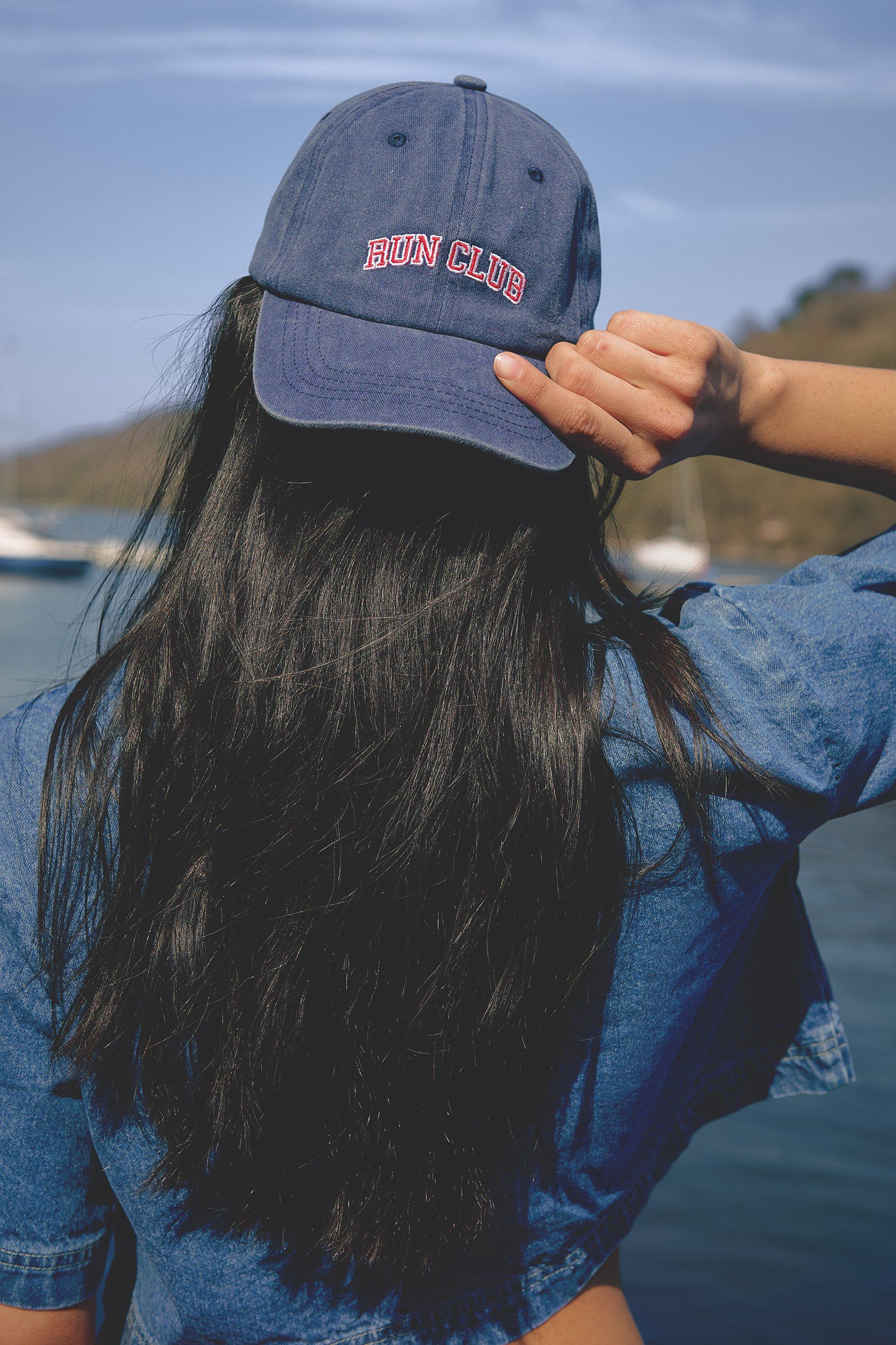 Boohoo Run Club Varsity Pet, Navy