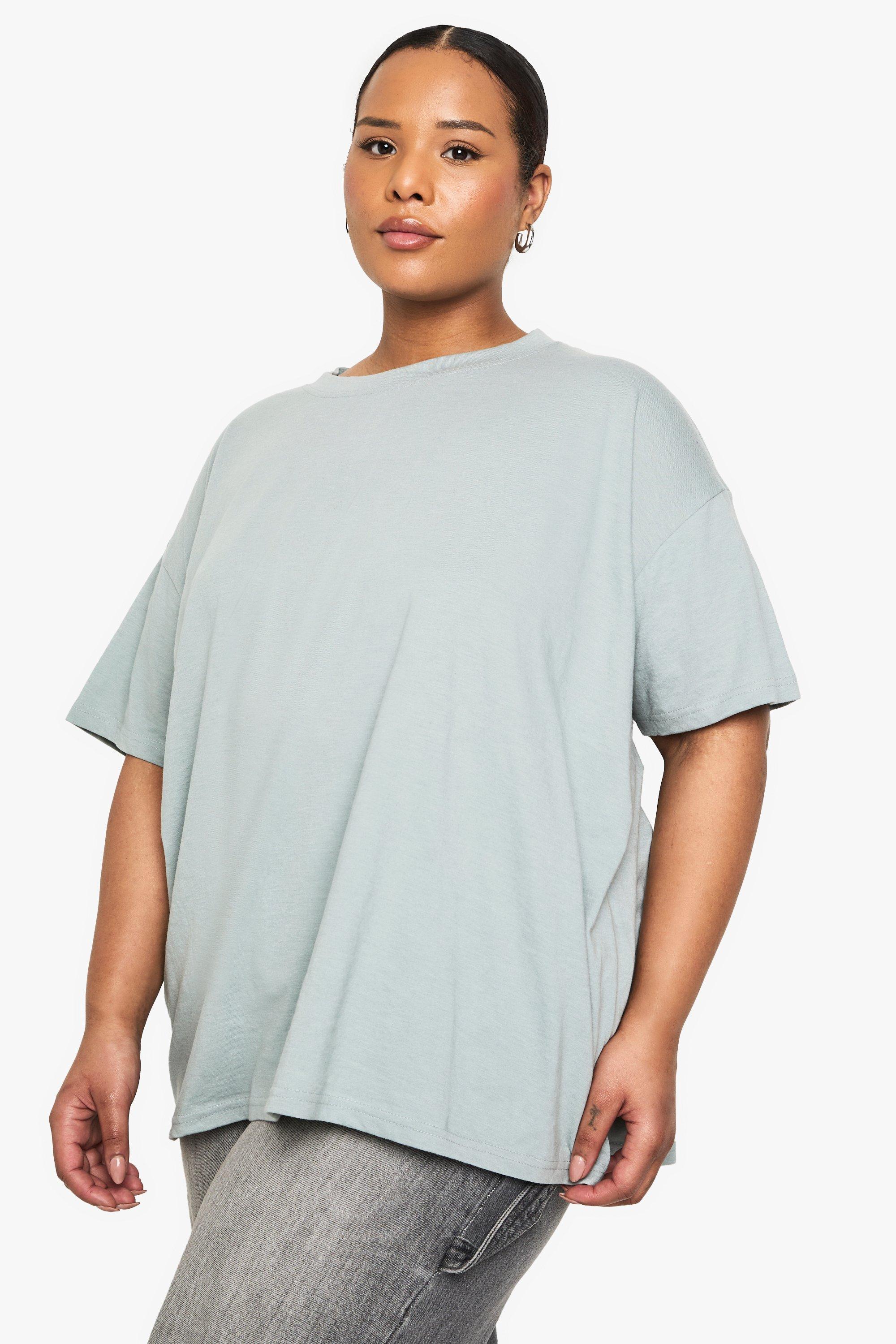 Image of T-shirt Plus Size oversize, Verde