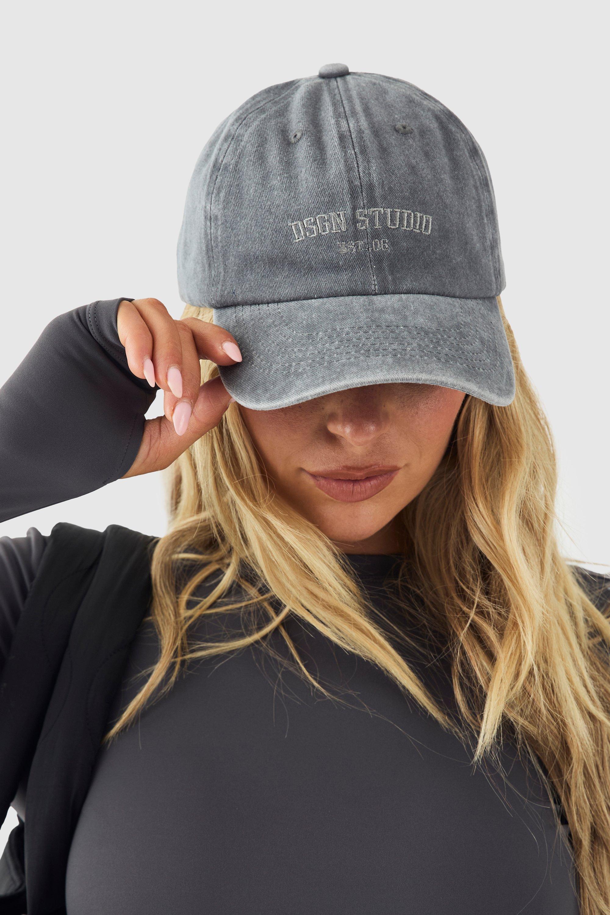 Click to view product details and reviews for Womens Dsgn Studio Embroidered Washed Cap Grey One Size Grey.