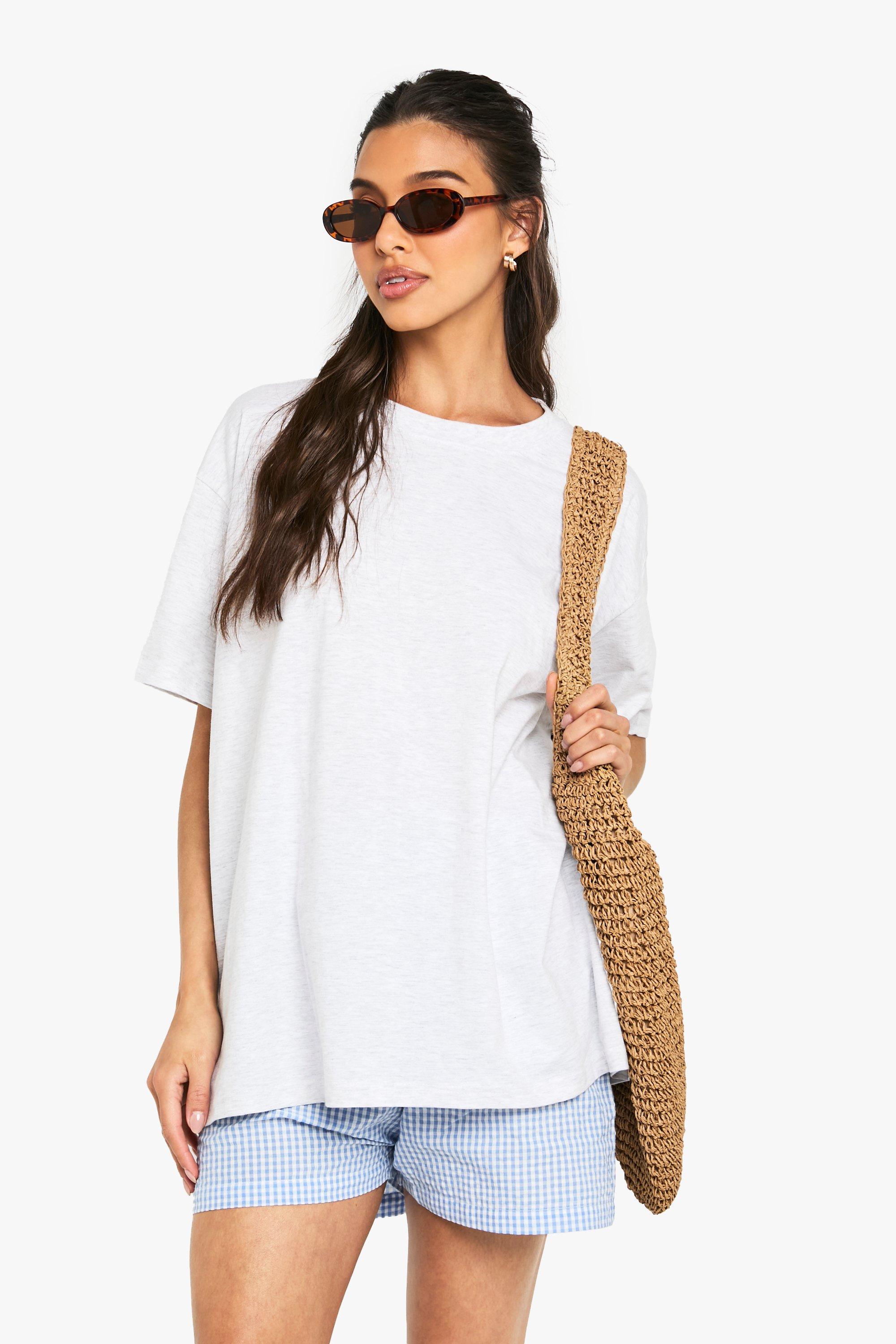 Image of T-shirt oversize Basic, Grigio