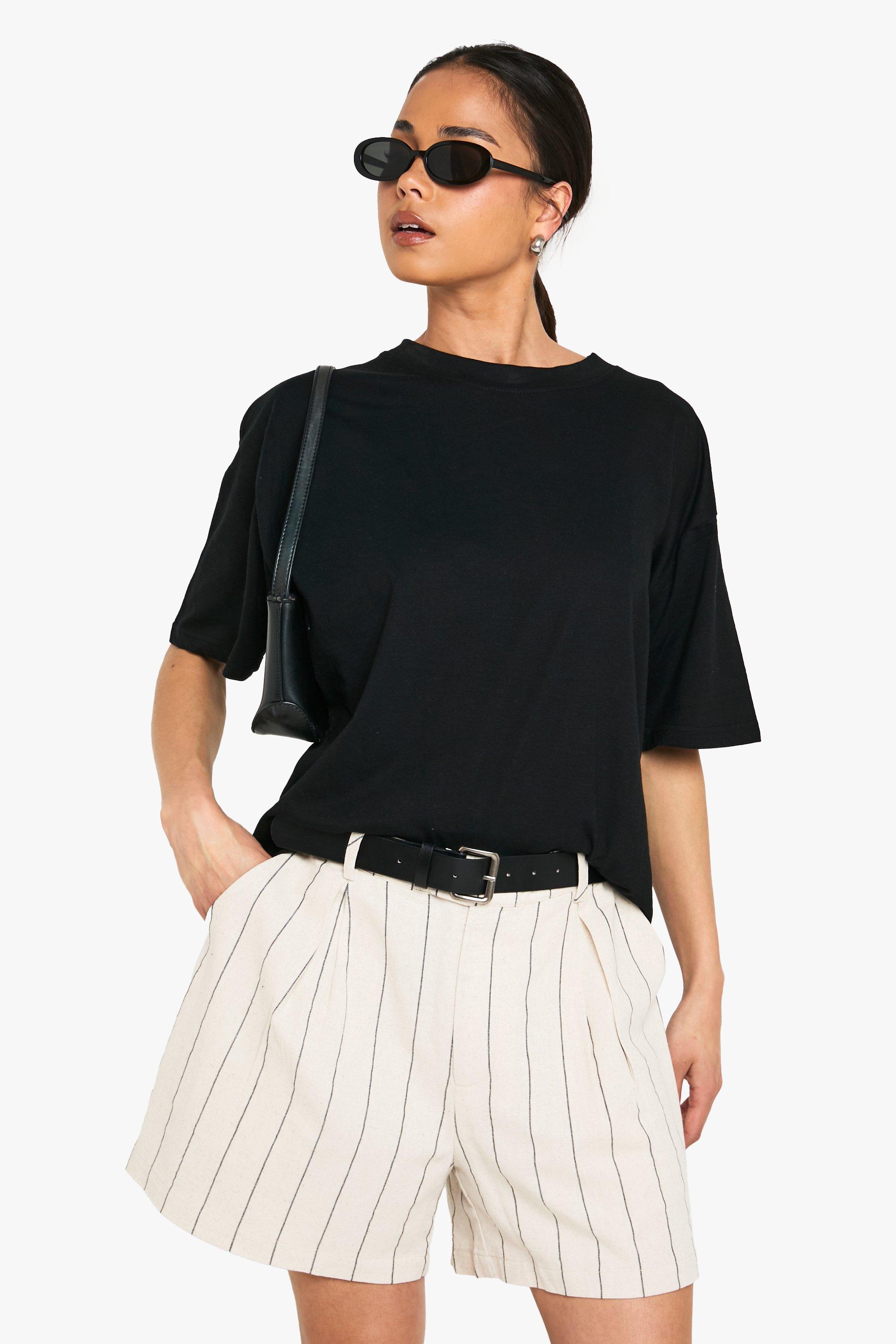 Image of T-shirt oversize Basic, Nero