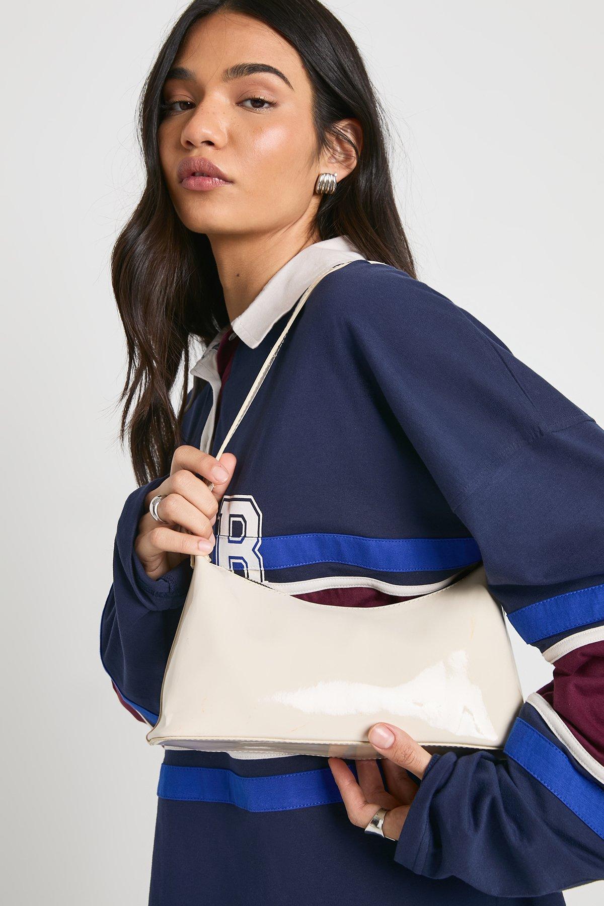 Image of Ivory Shoulder Bag, Bianco