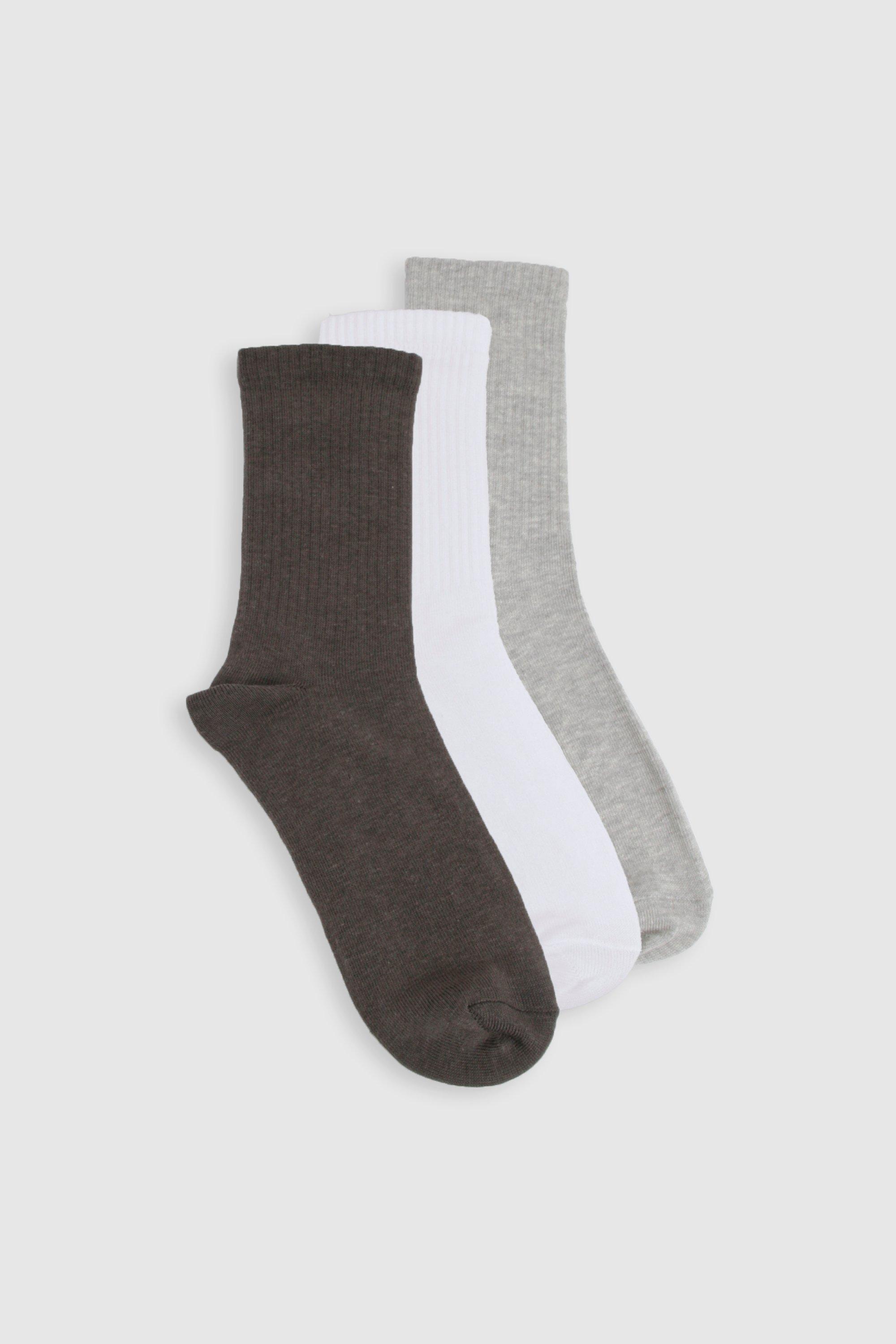 Image of Sports Socks 3 Pack, Grigio