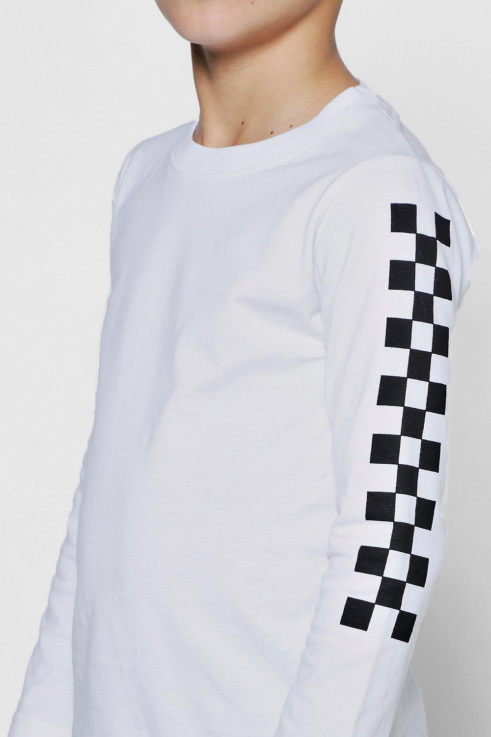 checkerboard shirt long sleeve