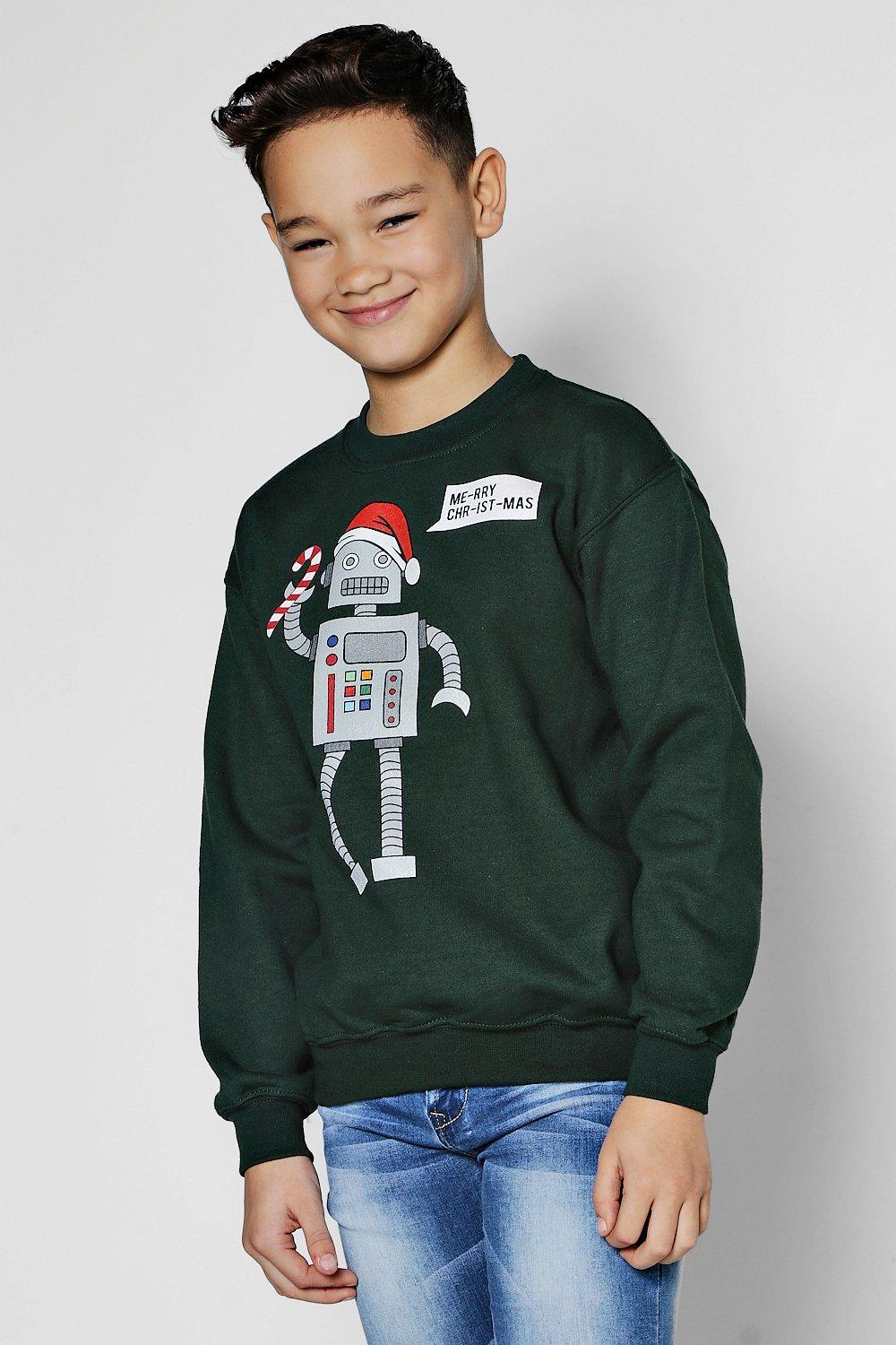 boys xmas sweatshirt