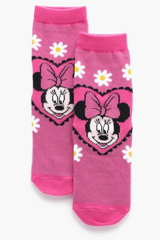 Girls Disney Minnie Mouse Socks | Boohoo