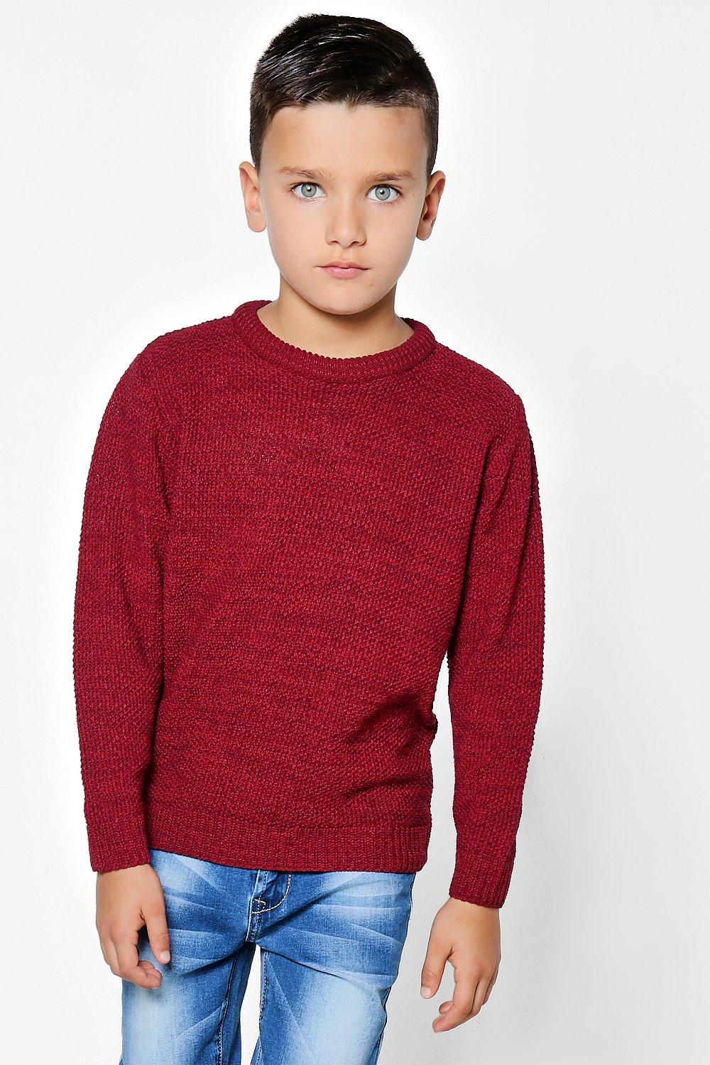 boys crew neck jumper