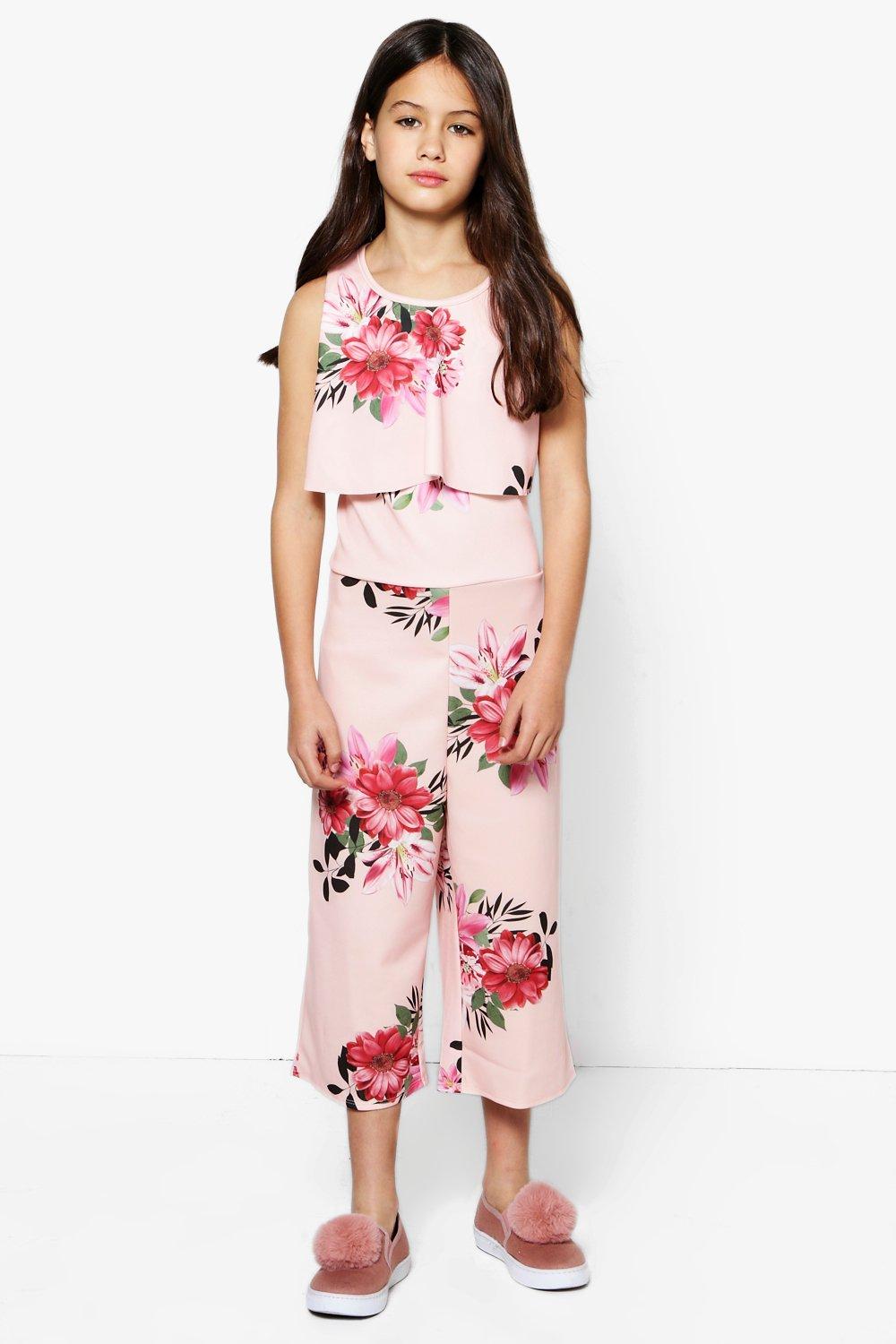 floral jumpsuit for girls