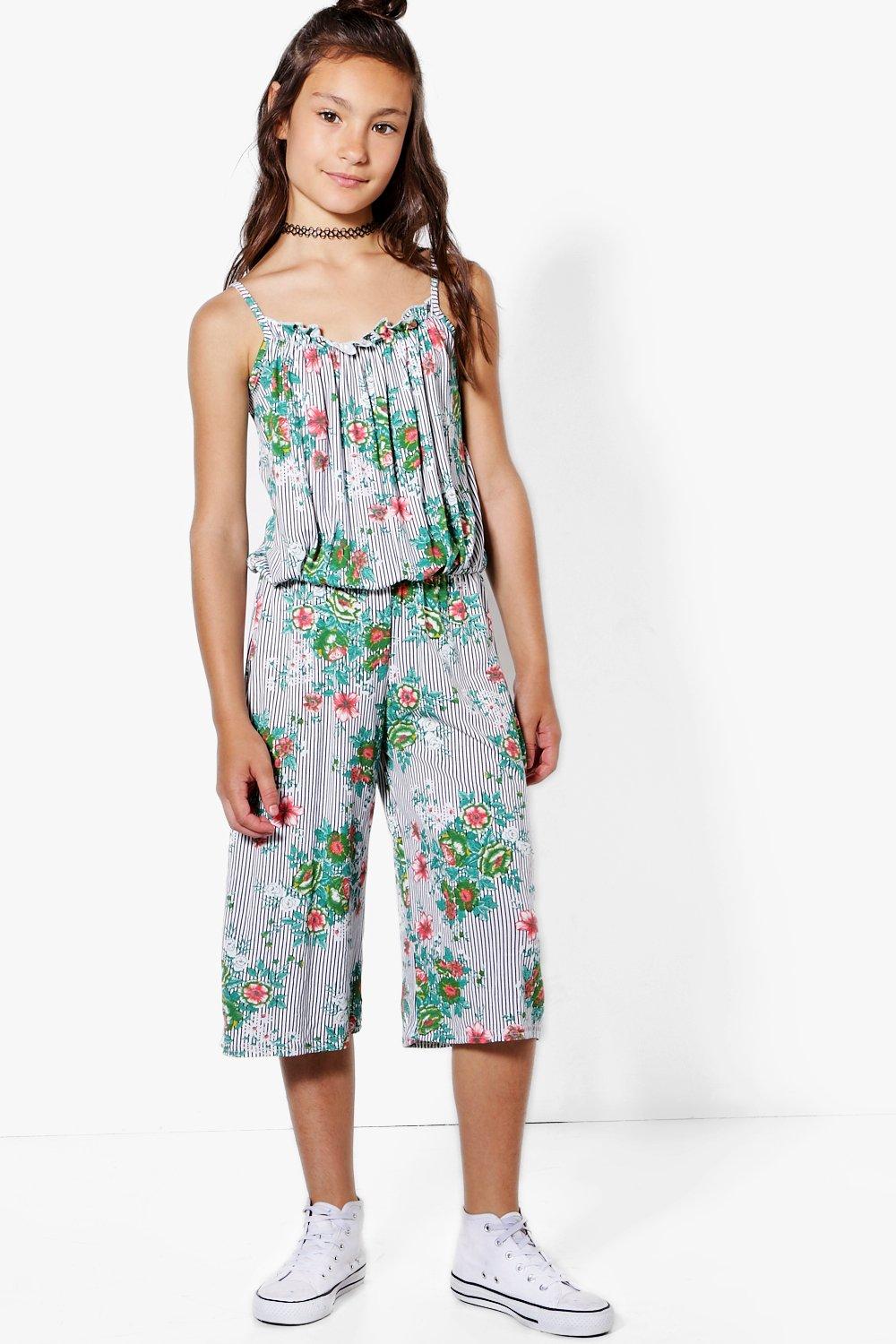 girls culotte jumpsuit