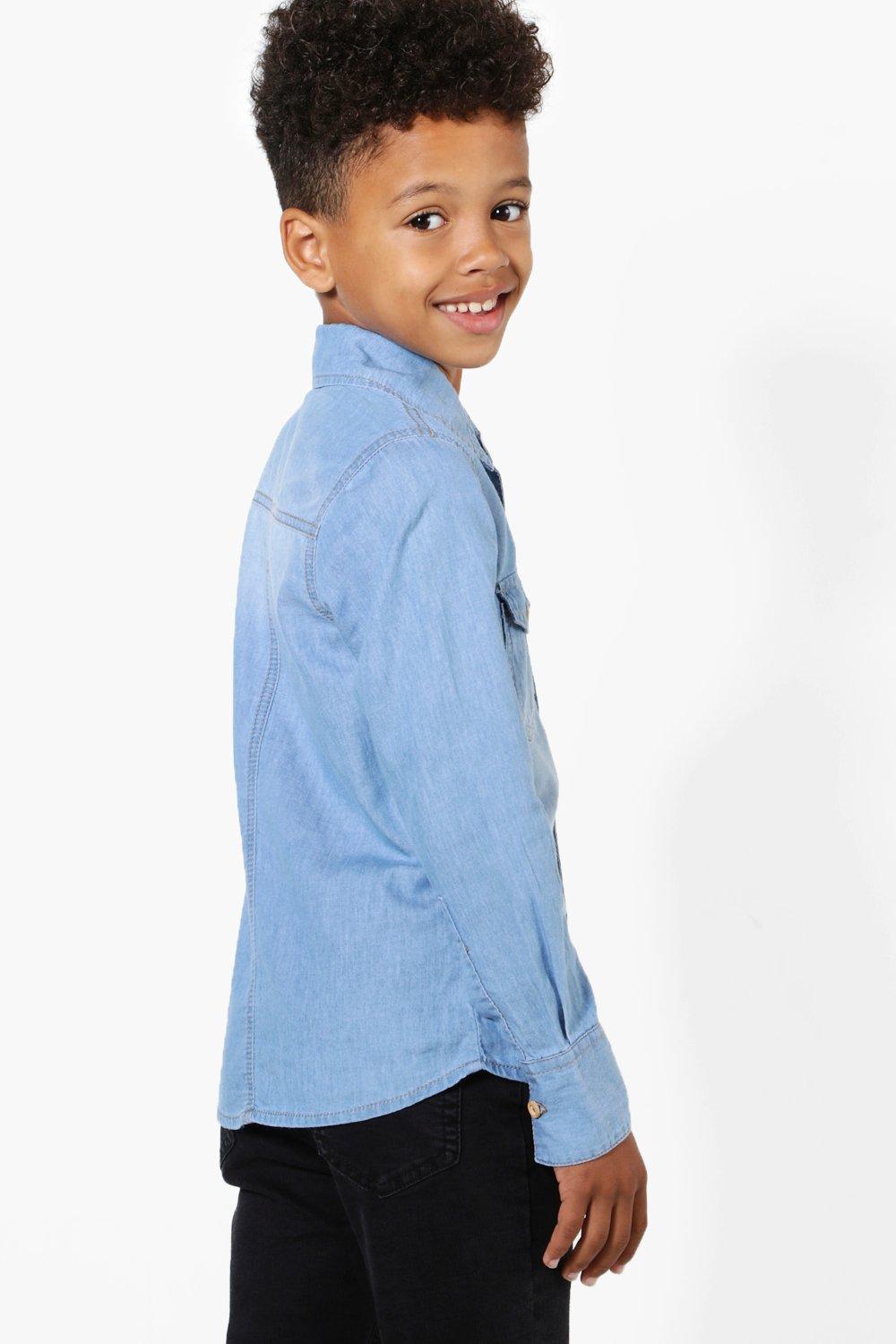 next boys denim shirt
