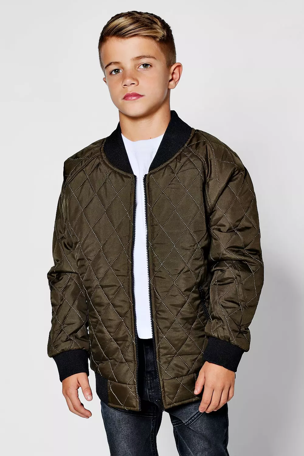 Boys padded store bomber jacket