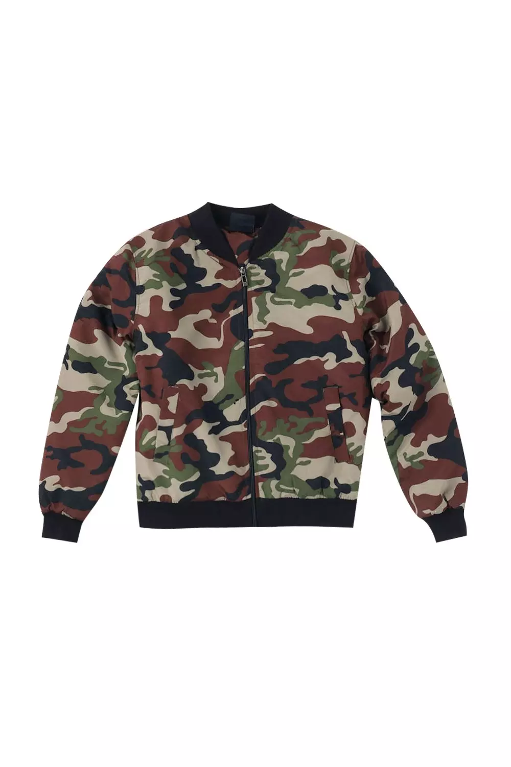 Boys camo bomber jacket clearance