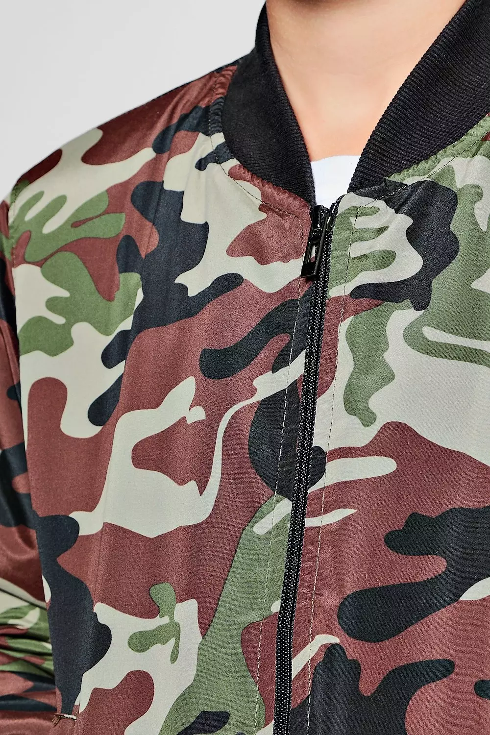 Boys camo hot sale bomber jacket