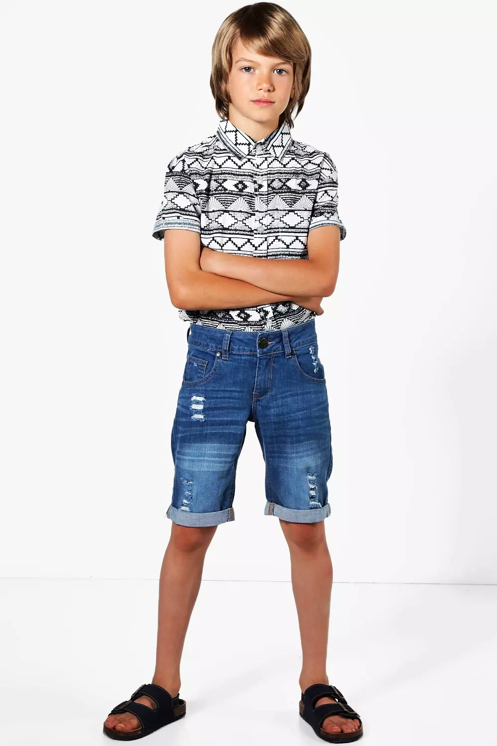 Next boys store denim shorts