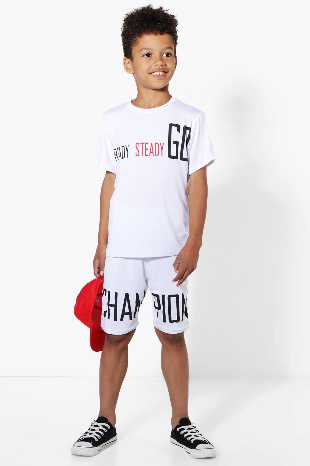 champion t shirt and shorts