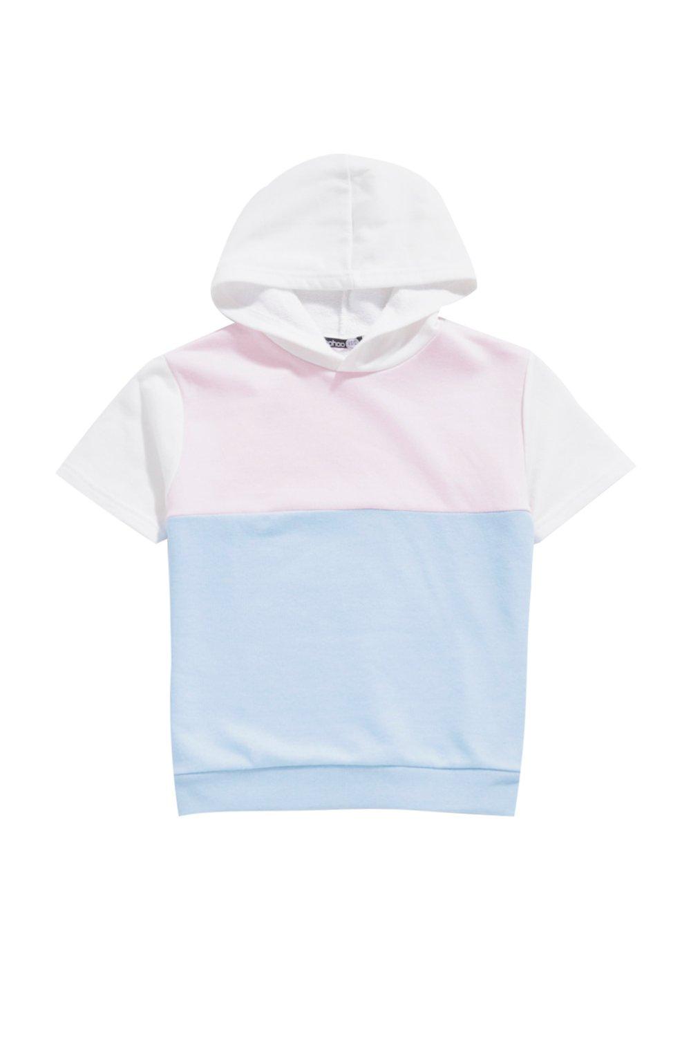 boys short sleeve hoodie