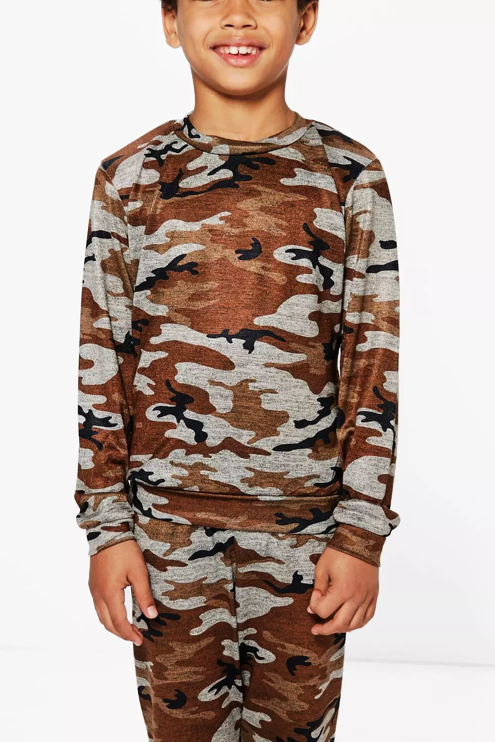 Boys camo hot sale tracksuit