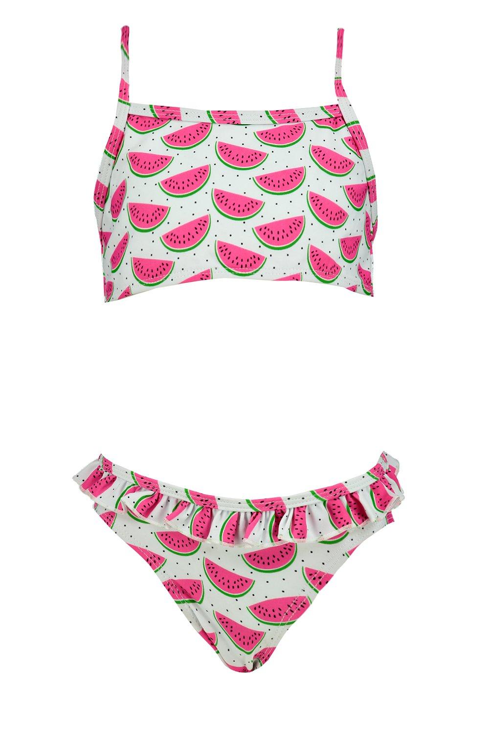 Girls Watermelon Bikini | Boohoo