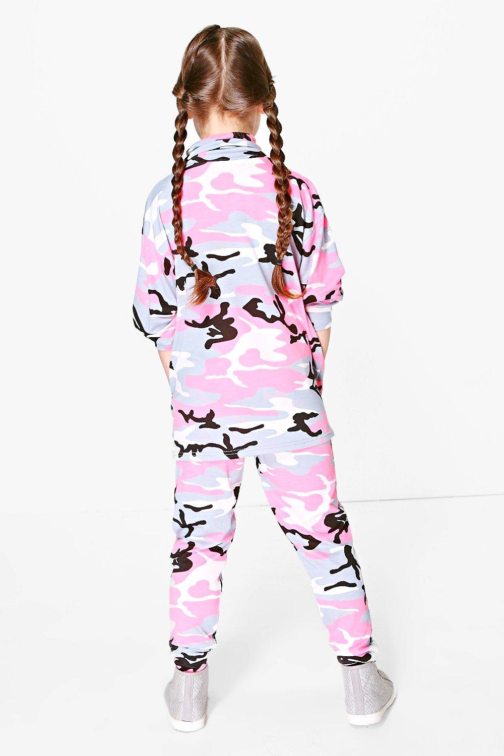 pink camo tracksuit