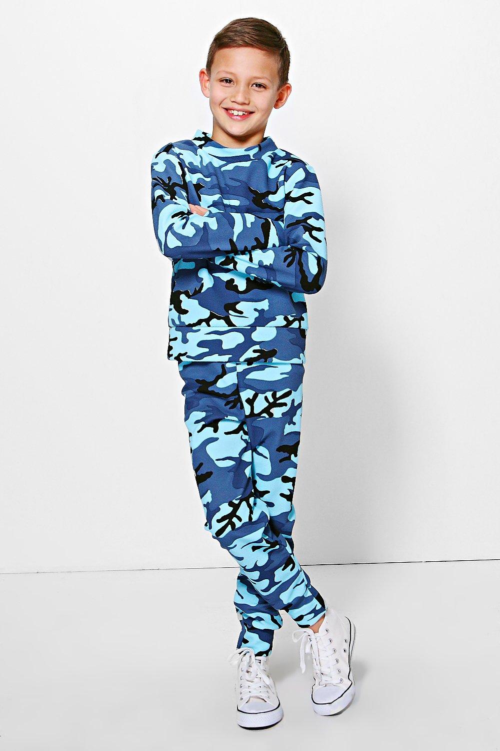 boys camo tracksuit