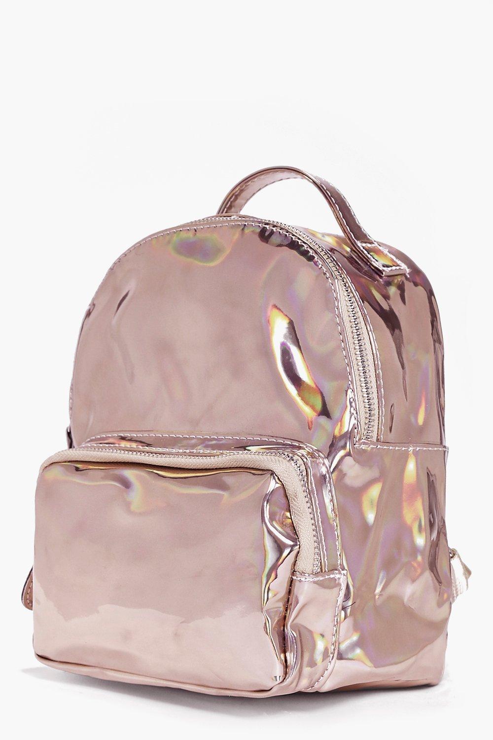 girls metallic backpack