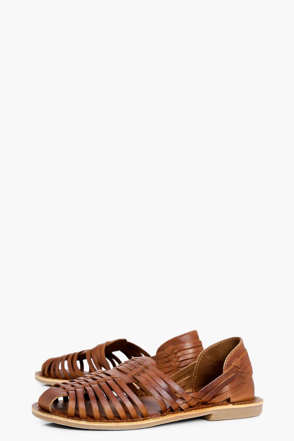 sandales huaraches cuir