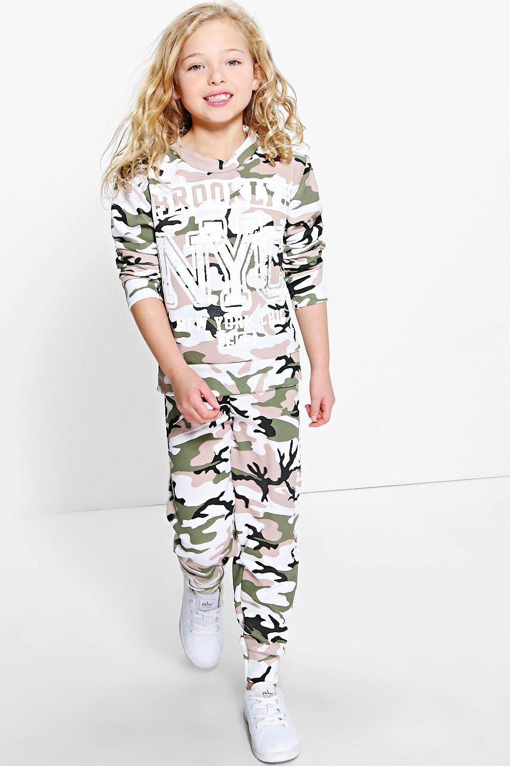 camo tracksuit girls