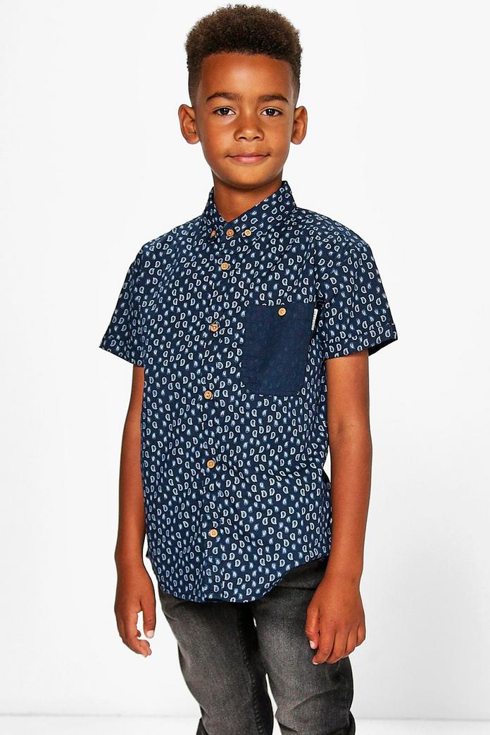 Boys Smart Short Sleeved Shirt | Boohoo