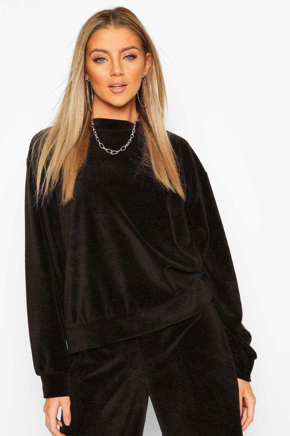 

Свитер Premium из велюра, Black