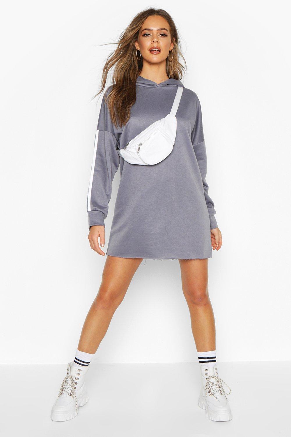 boohoo hoodie dress