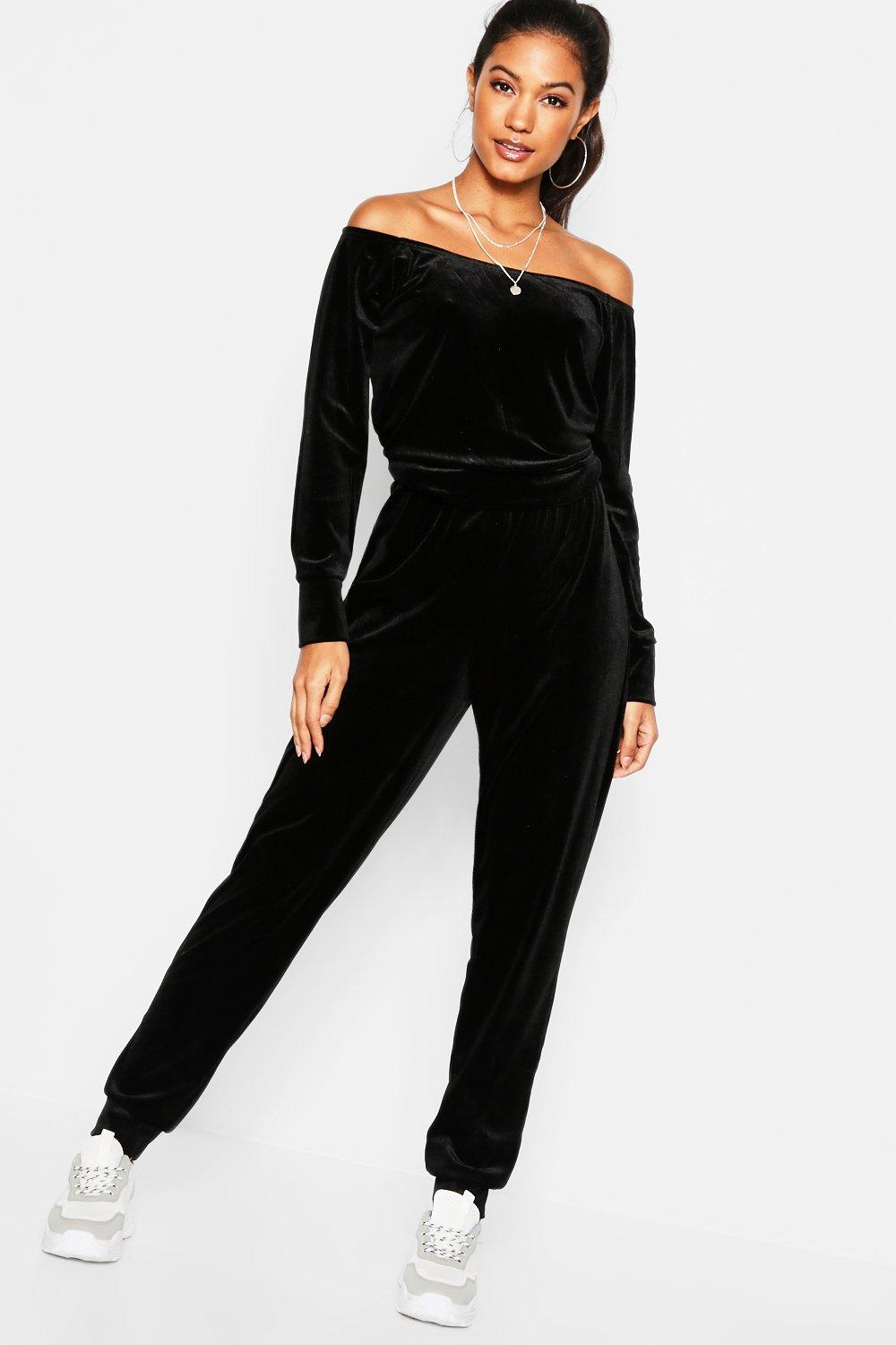 boohoo bardot jumpsuit