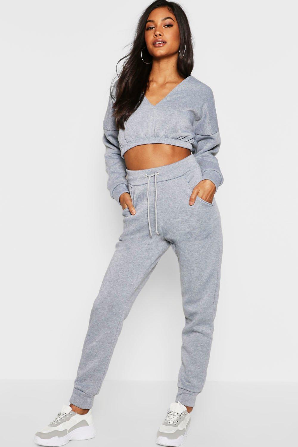 joggers and crop top