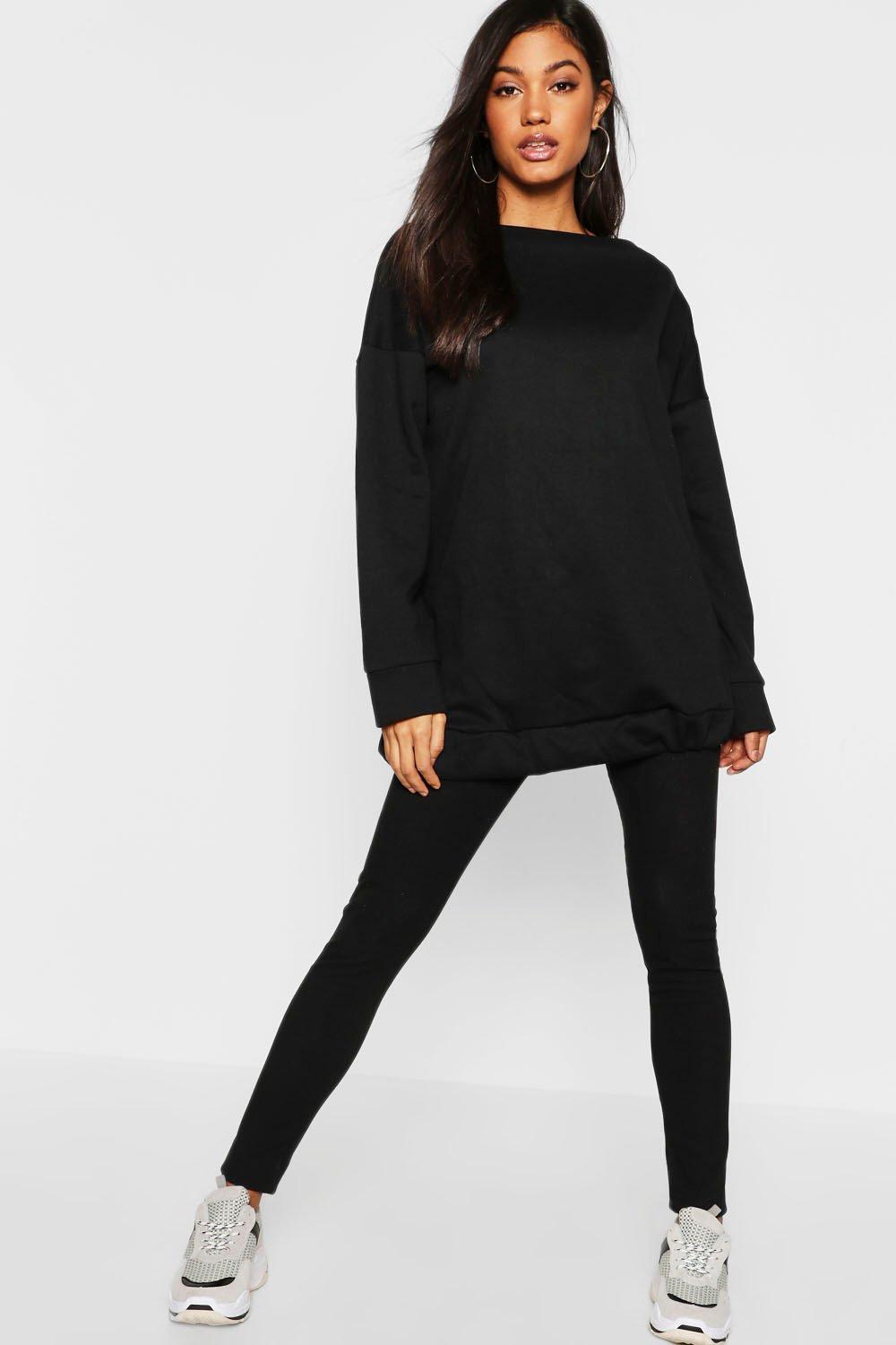 

Oversized Lounge Sweat, Black