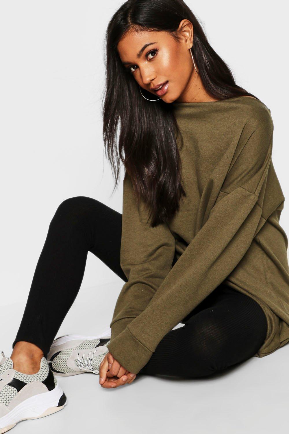 

Oversized Lounge Sweat, Khaki