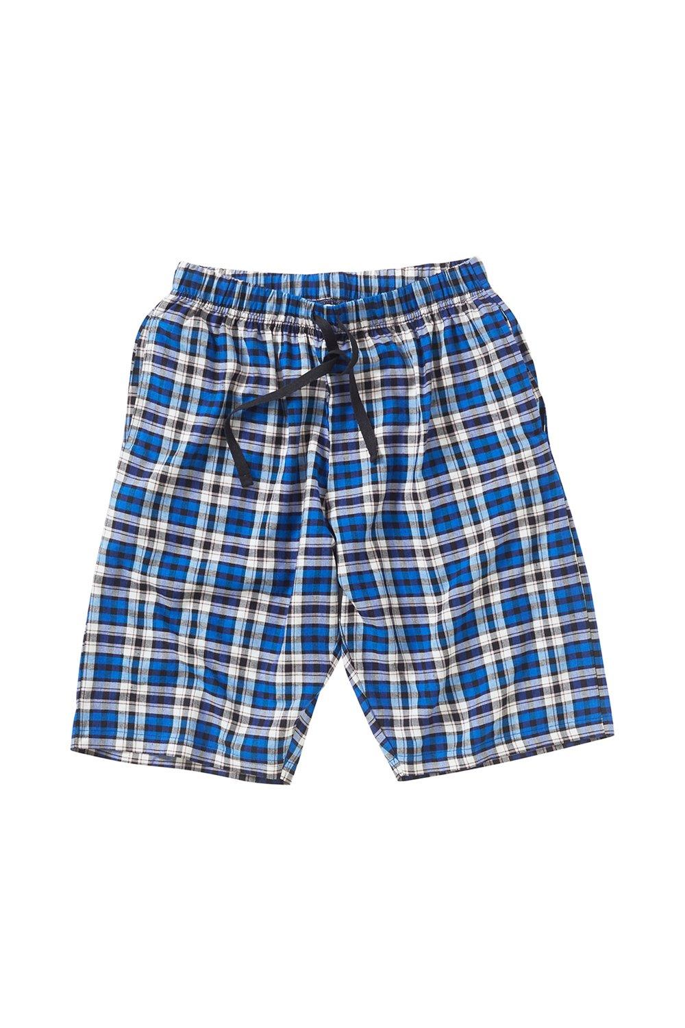 Boys Check Pyjama Shorts