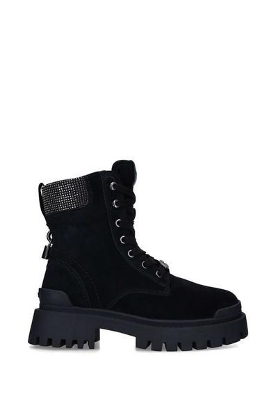 'Sentence Combat' Leather Boots
