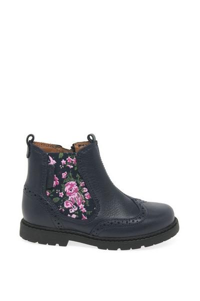 'Chelsea' Infant Girls Leather Ankle Boots