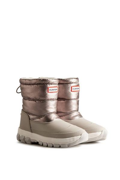 'Metallic Snow Boot' Thermal Wellington Boots