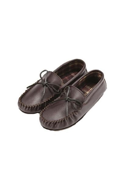 Fabric Lined Moccasins