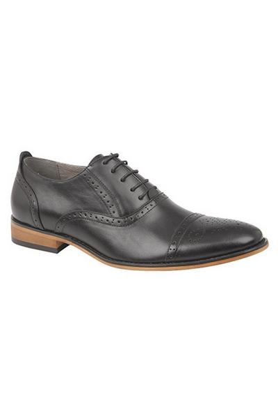 Capped Lace Oxford Brogue Shoes