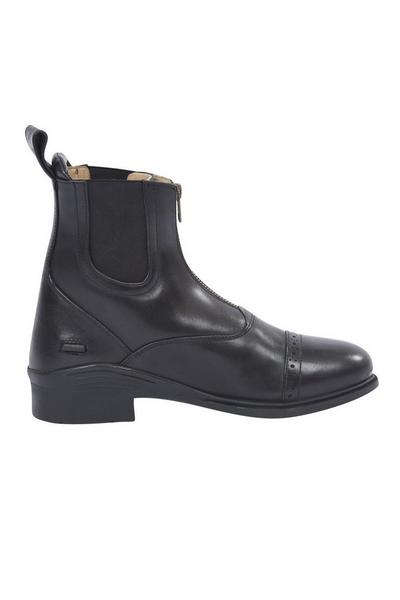 Evolution Zip Front Leather Paddock Boots