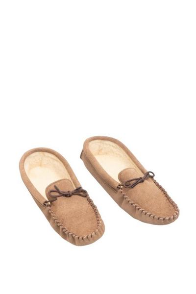 Jake Real Suede Moccasin Slippers