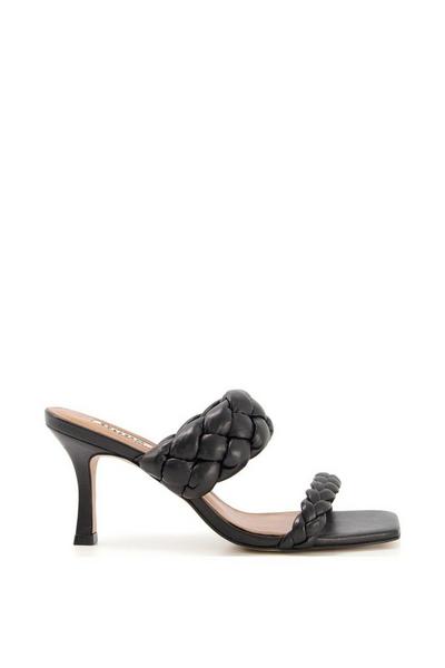 'Message' Leather Sandals